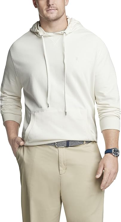 izod 男式 big and tall saltwater 长袖法国毛圈连帽运动衫