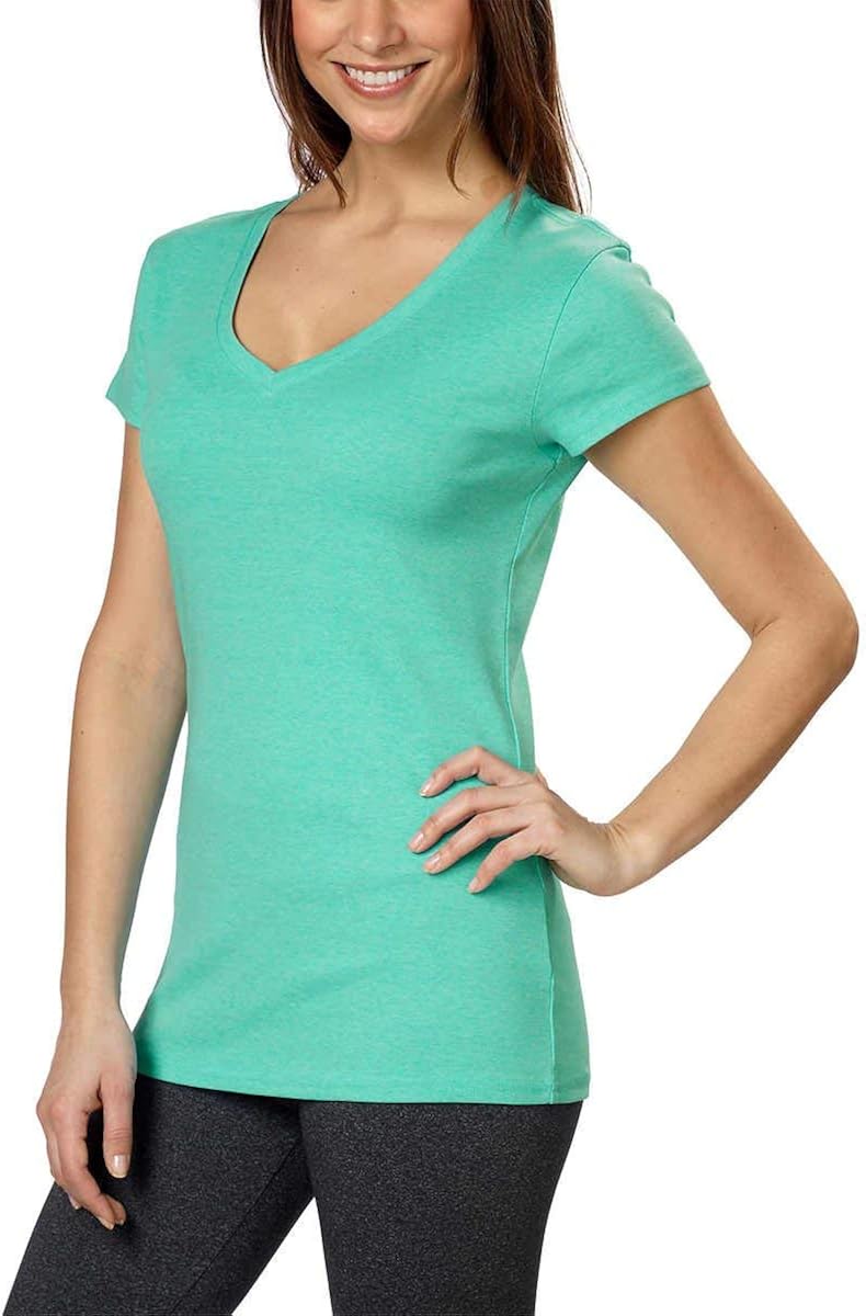 kirklan signature 女式棉 v 领 t 恤 m 码【kirkland signature】