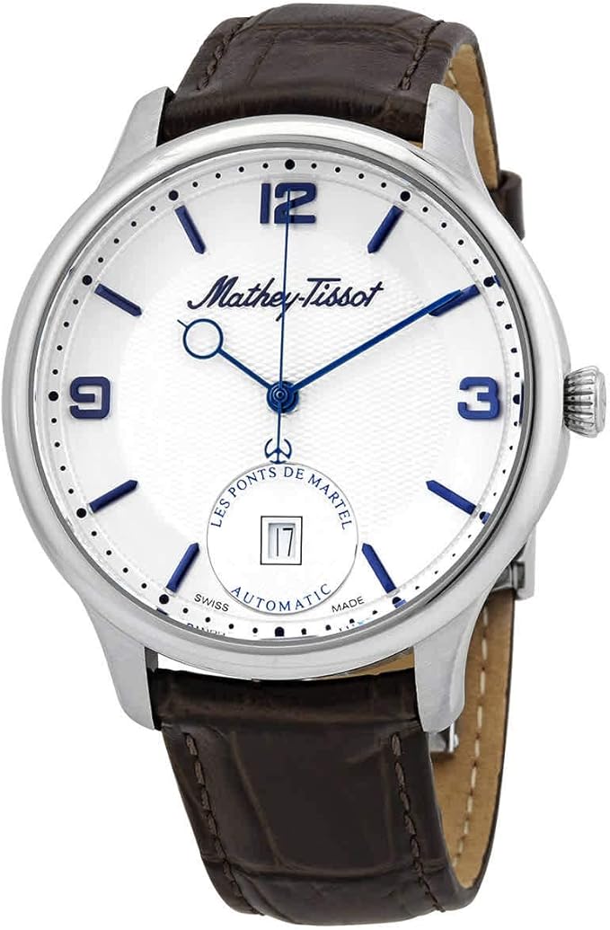 mathey-tissot edmond 自动白色表盘男式手表 ac1886ai