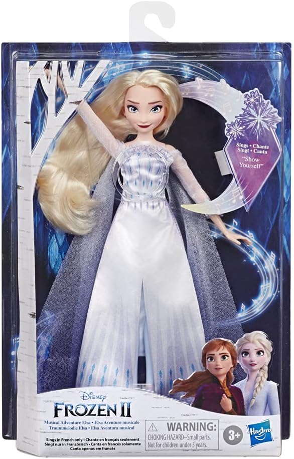 disney 迪士尼 冰雪女王娃娃 elsa 唱歌,女王,歌唱 我爱你电影 迪士尼