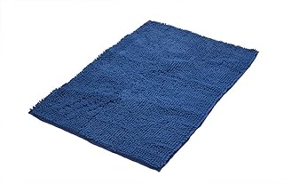 ridder 浴室地毯 浴室地毯 涤纶 深蓝色 约 45x65 厘米
