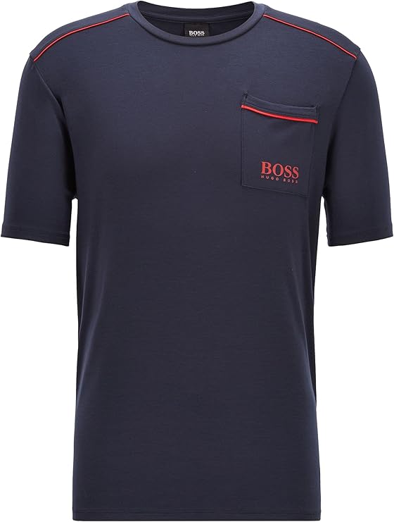 boss 男士精致t恤 rn 睡衣上衣