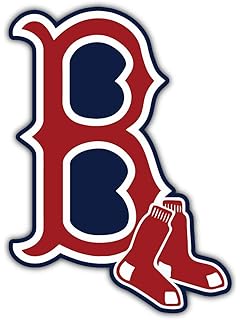 skyhighprint - 波士顿红袜队 mlb 运动装饰乙烯基印花贴纸 4 英寸 x