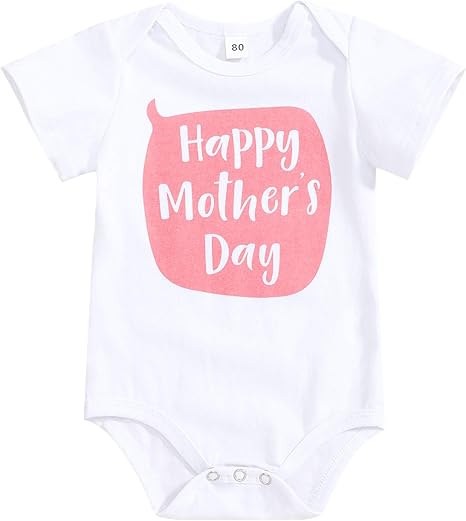 Happy Mother S Day 服装新生儿男孩女孩衣服连体衣适合母亲节 Sinda 服饰箱包 亚马逊中国