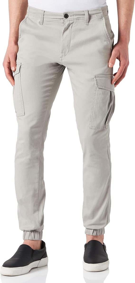 jones 杰克琼斯 jjimarco jjjoe cuffed akm ghost gray 男士工装裤