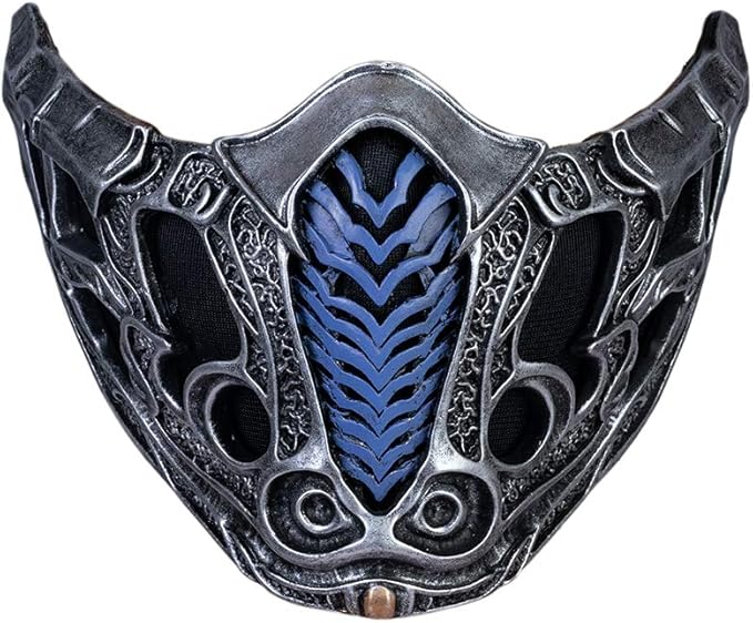 mor-tal kombat 面具角色扮演服装成人树脂面具万圣节配件新版本