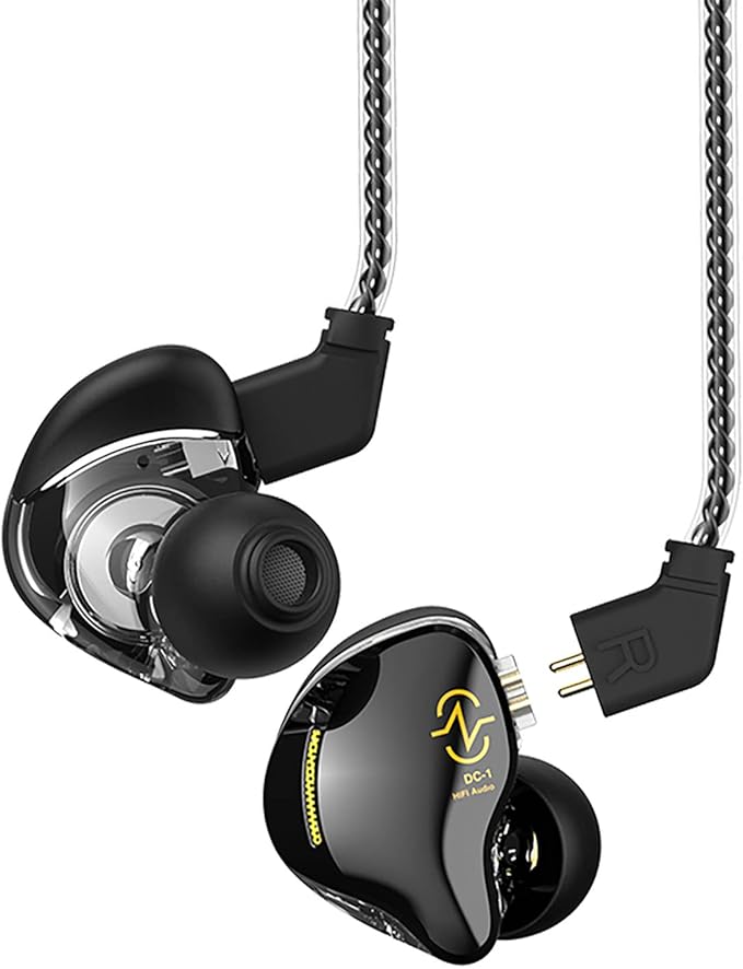 yinyoo 入耳式监听耳机 ccz coffee-bean 头戴式耳塞有线耳机带 1dd