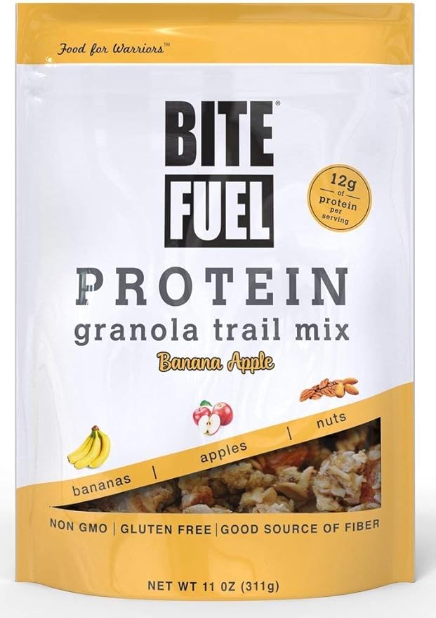 bite fuel - 蛋白质格兰诺拉麦片足迹混合去胡桃 - 11盎司