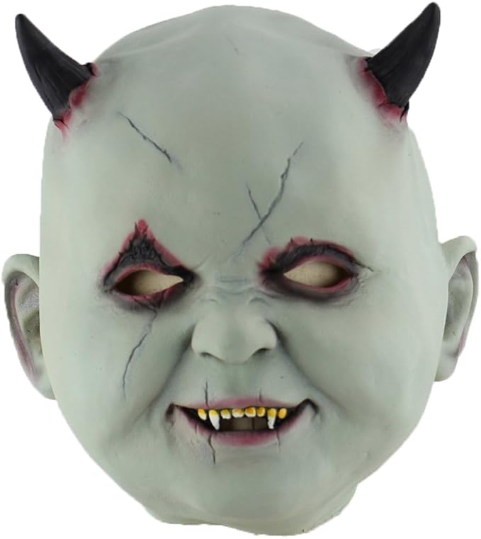 hophen 惊悚恐怖万圣节角色扮演服装面具成年人派对或