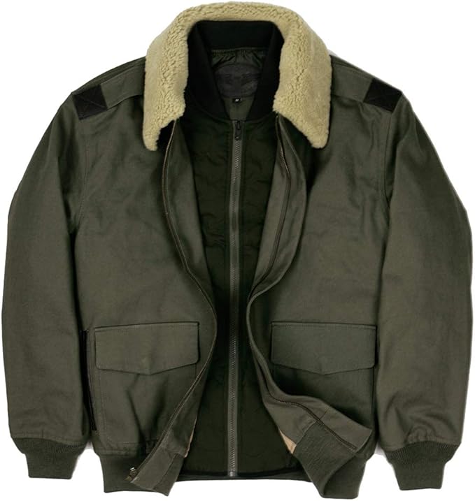 luxury lane 男士 三合一 a2空军飞行夹克外套 【luxury lane】 服饰