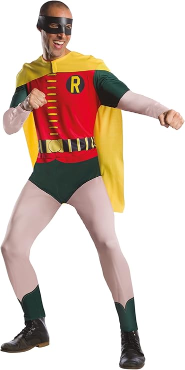 rubies官方dc漫画罗宾1966版英雄成人服装