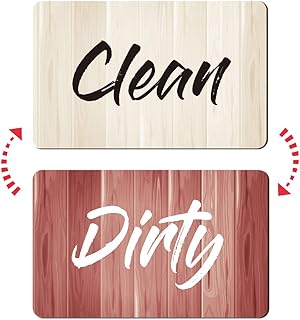 umtiti clean dirty sign 磁铁适用于洗碗机,洗衣机,冰箱,双面厨房