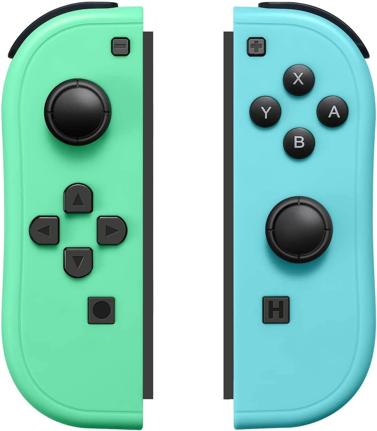 Joy Con 控制器替换兼容switch Switch Lite 无线左右控制器 支持唤醒功能 运动控制 双振动 和蓝色带手柄 亚马逊中国 电脑 It