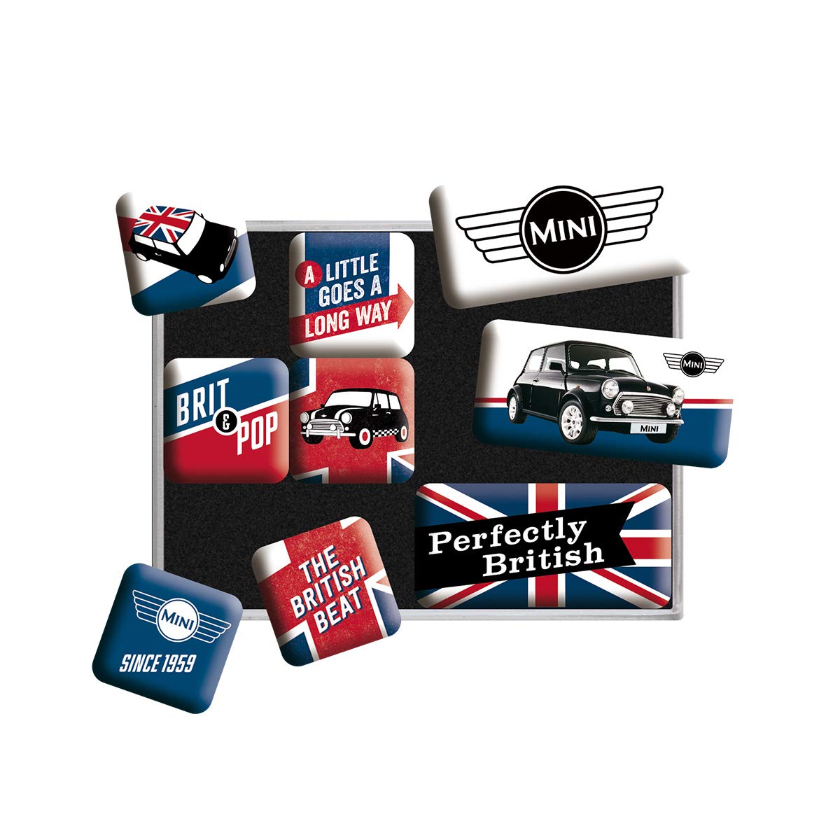 Nostalgic Art 8079 Mini Union Jack Tile Set (9 pieces)