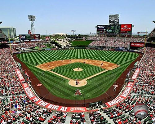 mlb 洛杉矶天使体育场照片(尺寸:20.32 厘米 x 25.4 厘米)