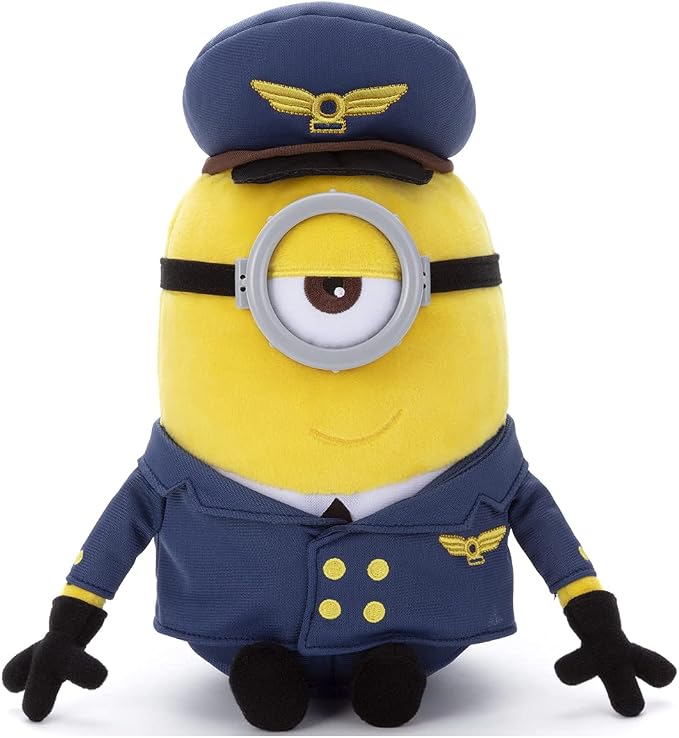 takara tomy arts 小黄人2 毛绒玩具s 斯图尔特(飞行员) 高约24厘米
