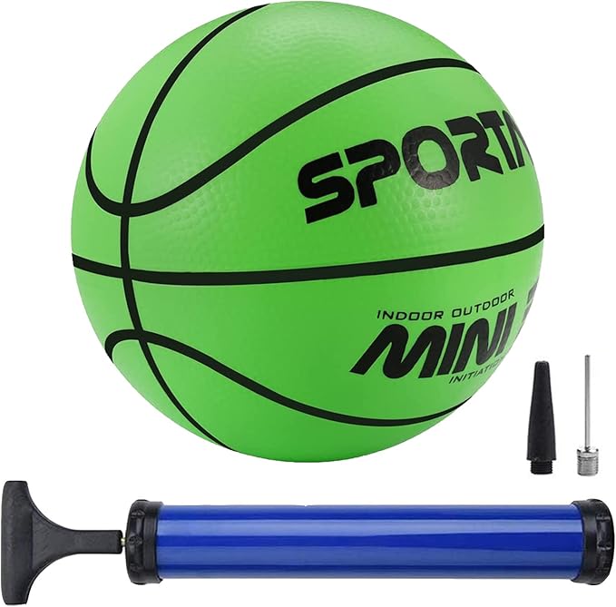 迷你篮球带泵 小号 baslls 适合儿童室内户外玩耍