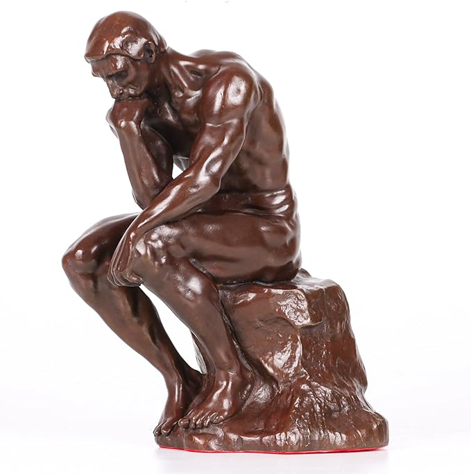 8 厘米)高青铜 the thinker 雕像,rodin replica 著名经典雕塑艺术