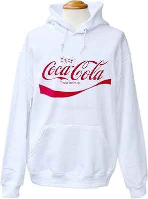 可口可乐(coca cola) 套头连帽卫衣 (cc-pp4w) 白色