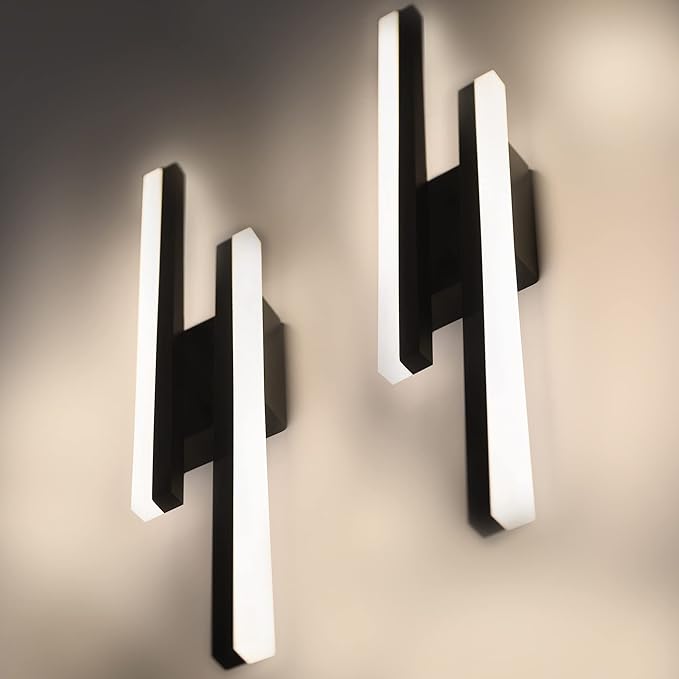 插入式壁灯 led 壁灯 暖白色壁灯 带插线 铝现代壁灯 卧室客厅(2 件装