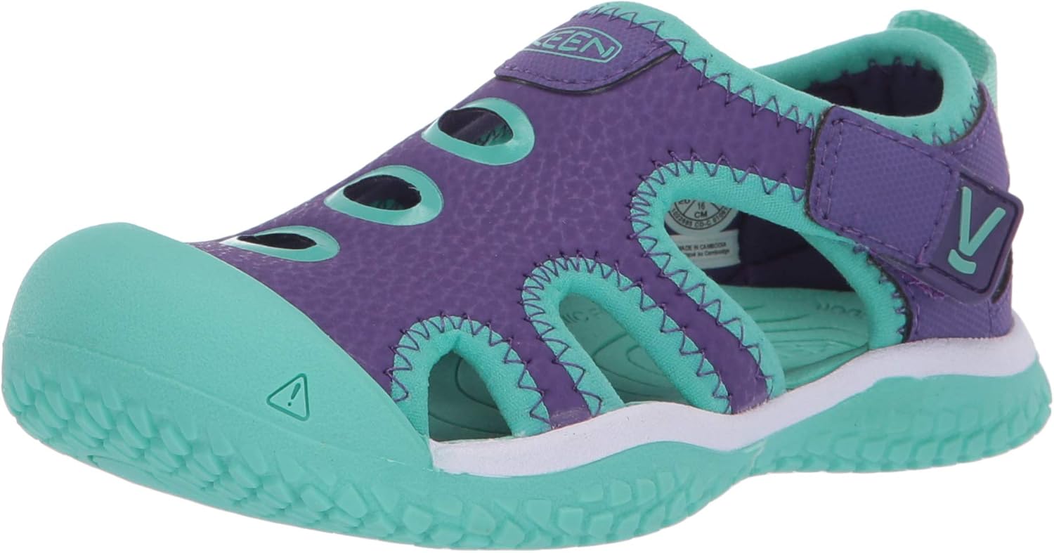 keen 儿童黄貂鱼凉鞋