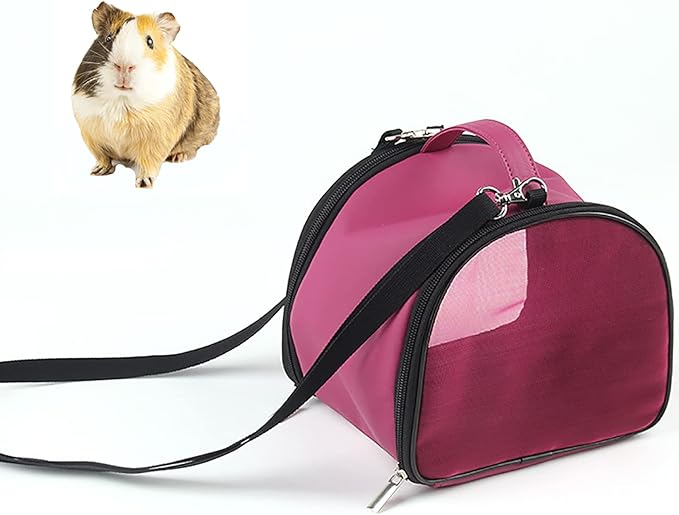 小动物携带包 仓鼠 便携式可折叠包 带可拆卸可调节肩带 透气旅行拉链