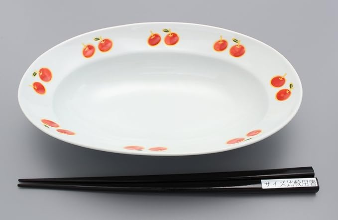 波佐见烧勋山窑苹果椭圆碗 中 14 012 光和陶器 价格报价图片