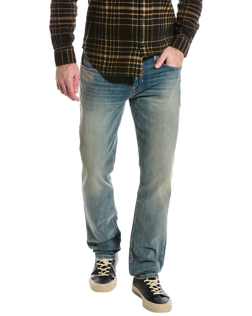 HUDSON Men's Blake Slim Straight Pants (zipper front), Northern, 32