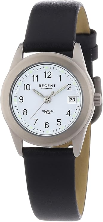 regent女式石英手表1209019212090192带皮革表带