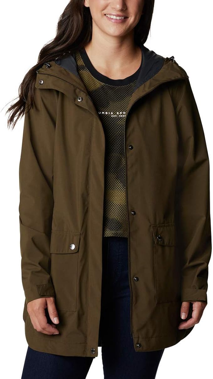 columbia 哥伦比亚 女士 here and there 防水风衣 夹克