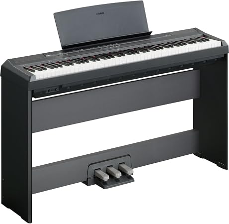 Yamaha 雅马哈p 105b 键数码钢琴 含琴架l 85及lp 5a三踏板 黑色 亚马逊中国 乐器