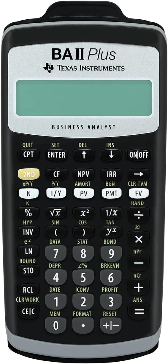 Texas Instruments 德州仪器ba Ii Plus 财务计算器 亚马逊中国 办公用品