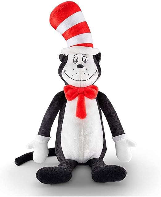 kohl&#39;s cares 苏斯博士戴帽子的猫毛绒玩具