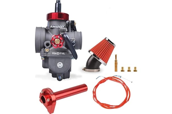 nibbi 26 毫米越野自行车化油器 pe26 毫米摩托车化油器套件带可调节