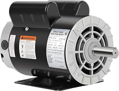 空气压缩机电动马达,5 hp 3450 rpm,230v 单相,56hz 框架 7/8 英寸键