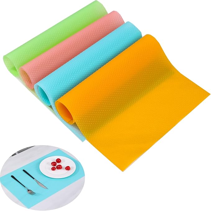 8 件冰箱衬垫垫,玻璃架冰箱垫,可清洗垫盖垫,冰箱架衬垫盖垫,适用于