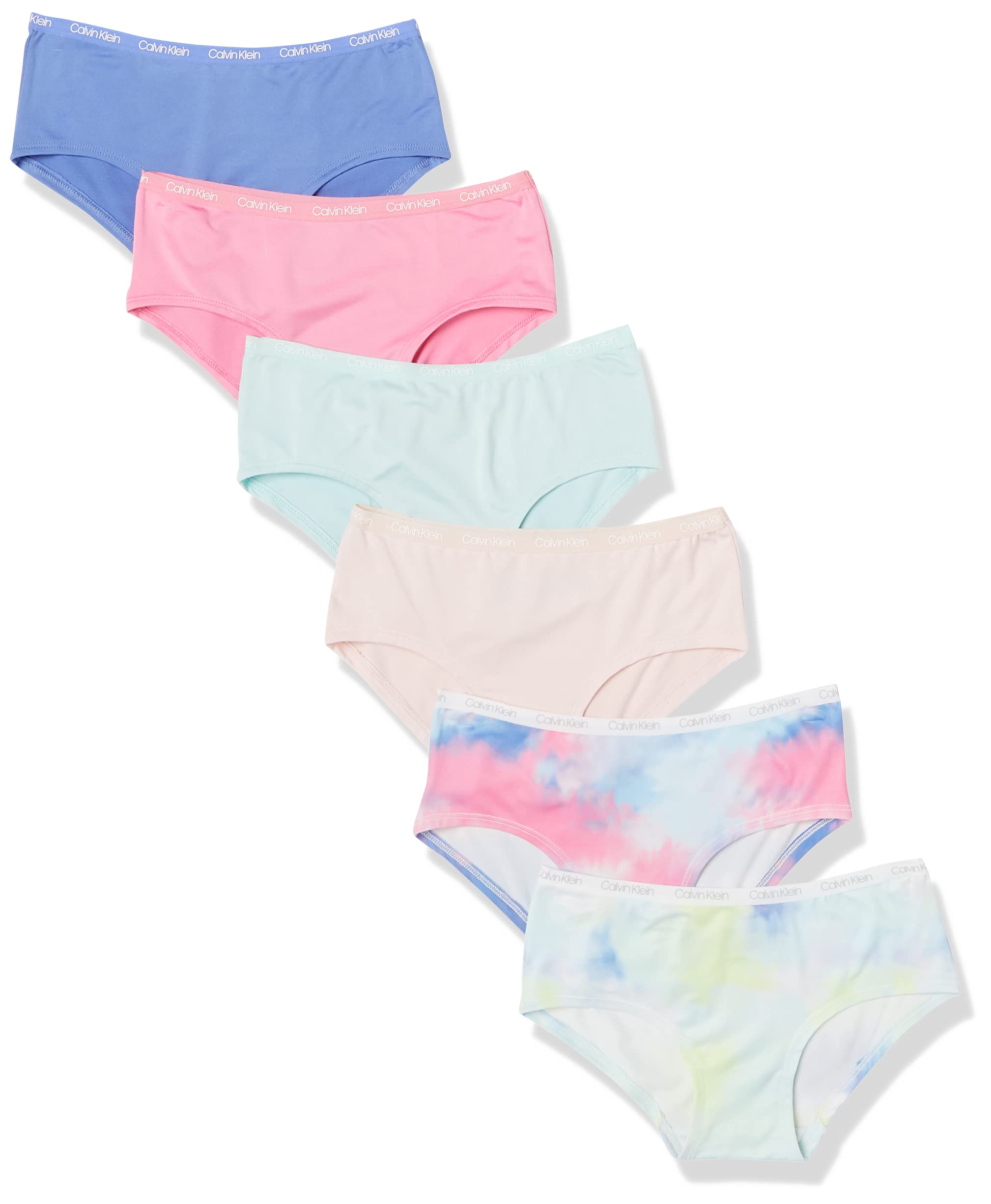 Calvin Klein Girls seamless low-rise panties 6 pieces