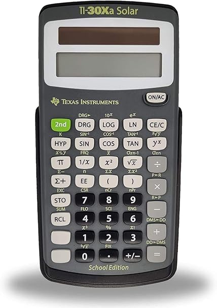 Texas Instruments Ti 30xa 太阳能学校版计算器 亚马逊中国 家居