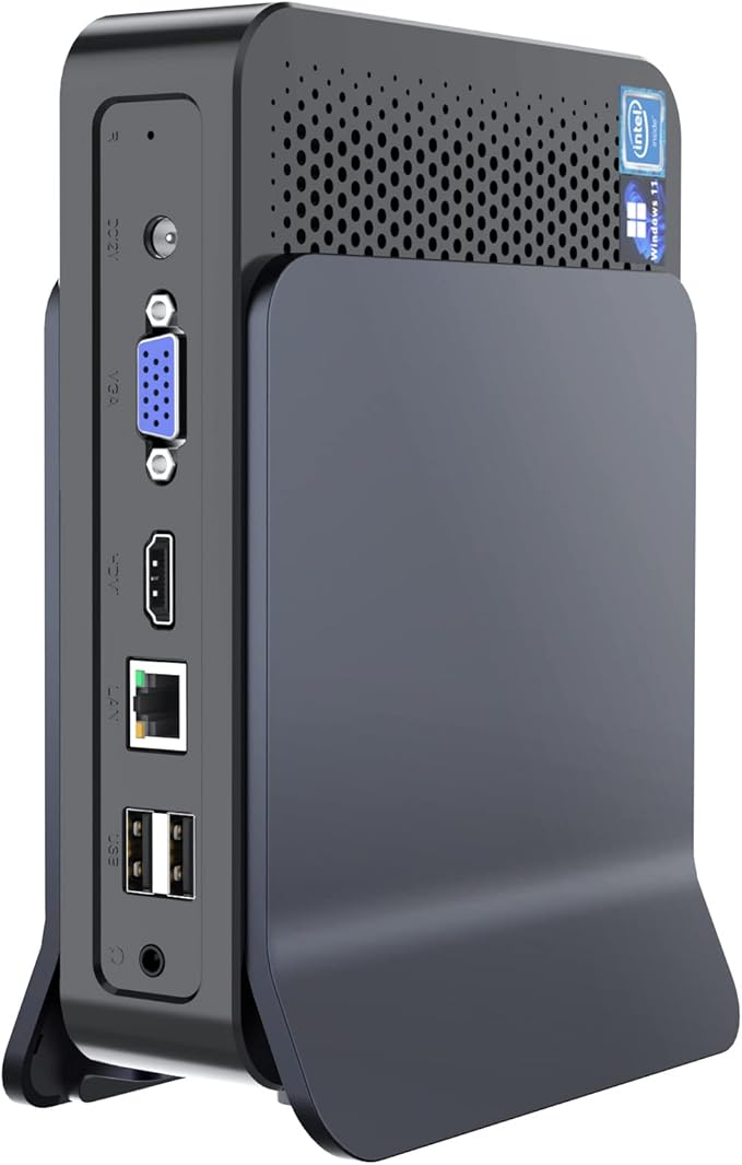 kamrui 迷你电脑英特尔赛扬 n5100,无风扇迷你电脑带 windows 11,8gb