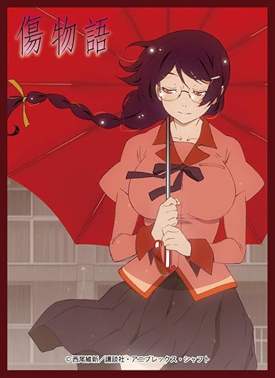 Chara卡套收藏品垫系列伤物语羽川翼 No Mt900 玩具 亚马逊中国