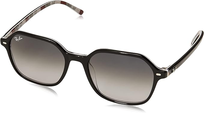 雷朋 太阳镜 0rb2194 john,black on chevron grey/light grey/blue