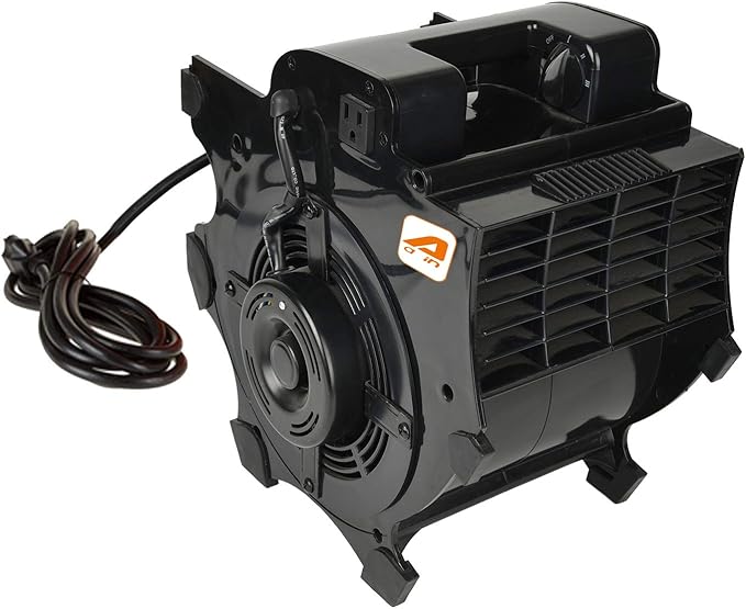 aain lt014 便携式实用鼓风机 3 速 1 / 4hp 高速空气移动地板风扇