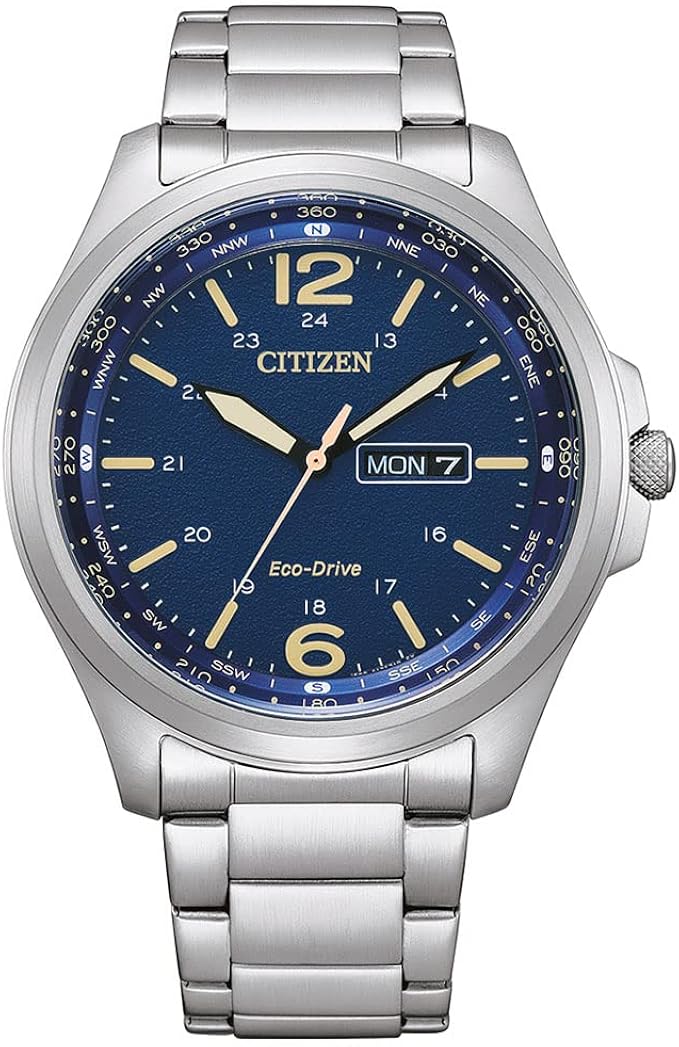 citizen 西铁城 男士模拟光动能驱动器手表 32020857