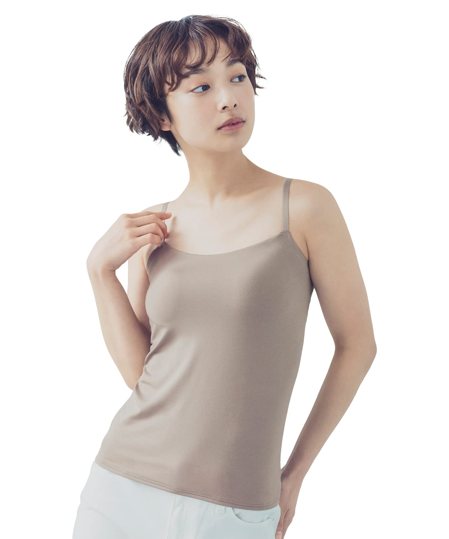 Wing/Wacoal Halter Top with cup size Loose beautiful silhouette Body fabric part Wicks instant dry perspiration prevention [synchronous Bra Wicks instant dry type] Underwear Bra ET05 ladies