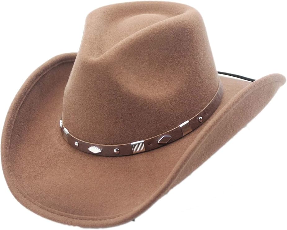 winslow shapeable wool felt outback western style 牛仔帽 silver