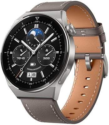 huawei 华为 watch gt 3 pro 46mm 智能手表,钛金属表壳,蓝宝石水晶