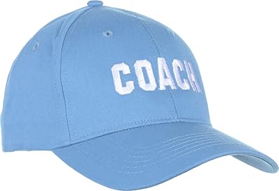 coach 蔻驰 | 教练棒球帽 - 宝蓝色,红色,*,*蓝,黑色男式女式帽子