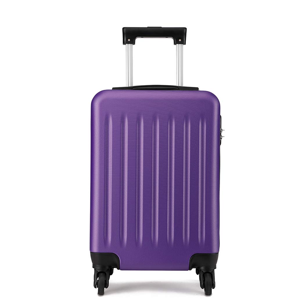 Kono hardshell carry-on 4-wheel trolley case 19 "purple