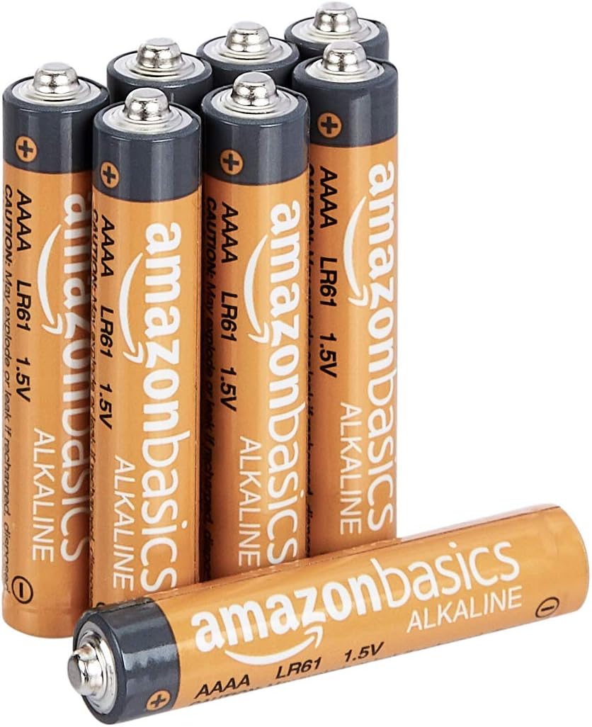 amazonbasics aaaa 1.5伏日常碱性电池-8件