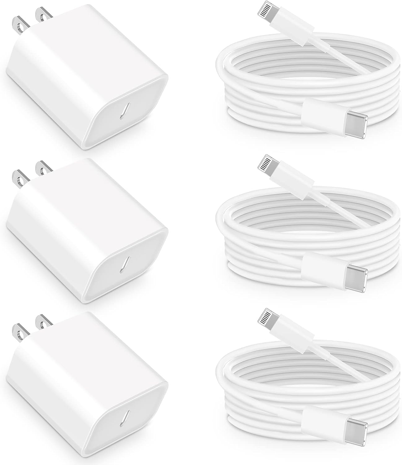 iPhone Fast charger, 20W[Apple MFi Certified] USB Type C Fast Charging Block Power Delivery Apple Fast Charger Lightning Charger with 3.3ft Lightning Cable for iPhone 13 Pro Max Mini 12 Pro 11 XS X XR